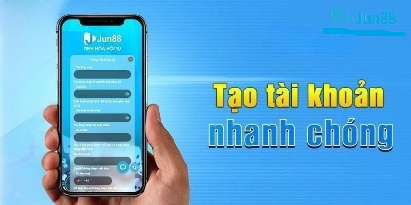 đăng ký Jun88 trên điện thoại